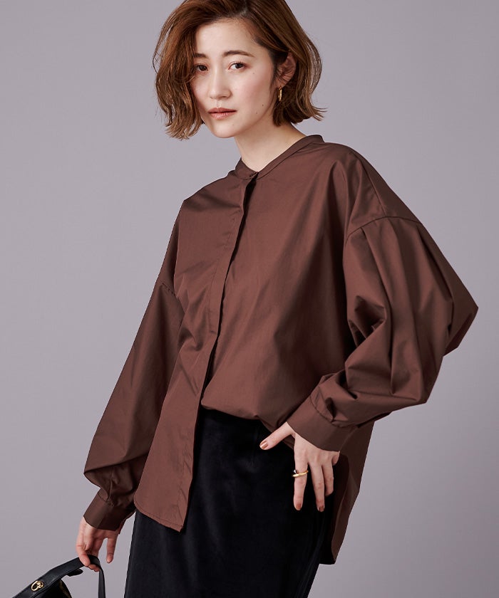 yuu♡＊新品タグ付き♡袖口ボリュームブラウス ur's（ユアーズ） ブラウス シャツ ボリューム袖ブラウス レディース