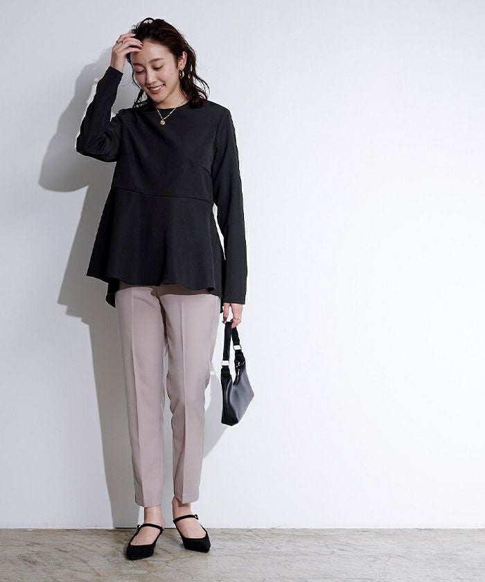 Ur's ユアーズ　クルーネックペプラムプルオーバー　スティックパンツ 000000027520-11.jpg?size=l&w=