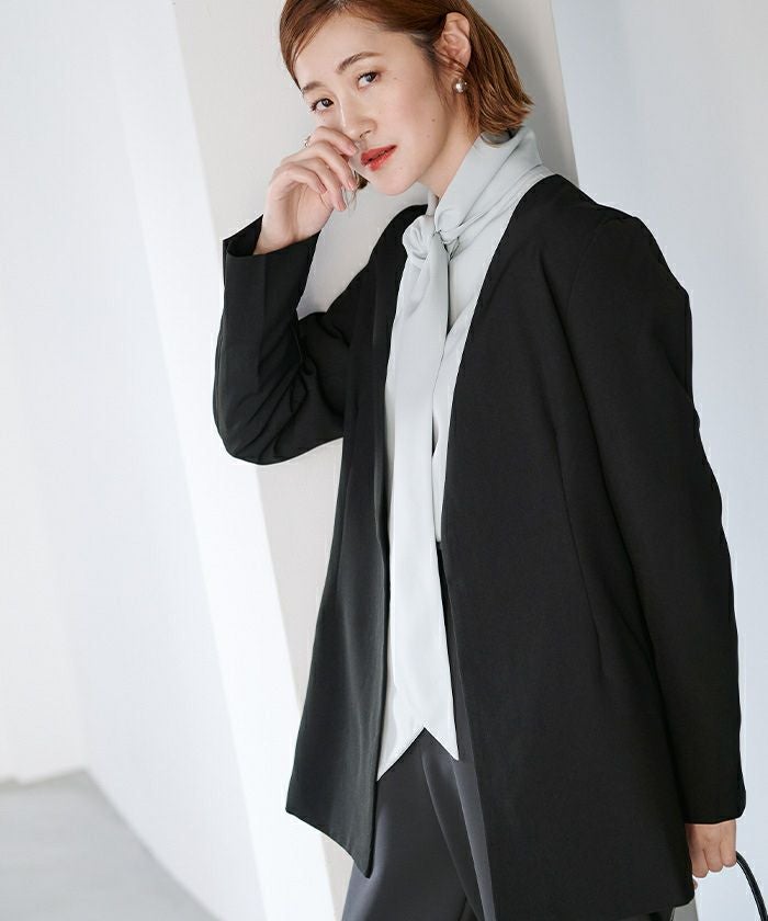 ジャケット・アウター SSS ssstein / シュタイン】LAMBS LEATHER LIGHT ZIP JACKET - BLACK