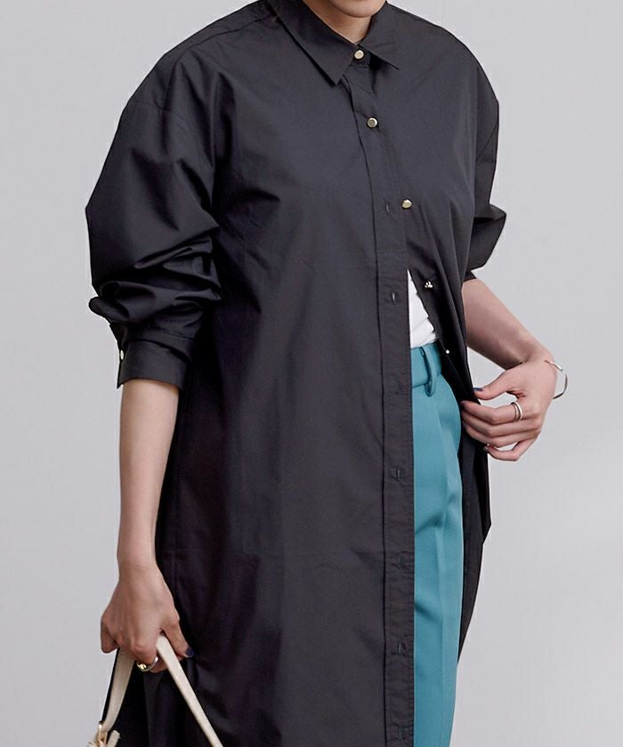 Sam✨ソブ　シャツワンピース　ロング　ベルト　総柄　オープンカラー 000000036674-01.jpg?size=l&w=