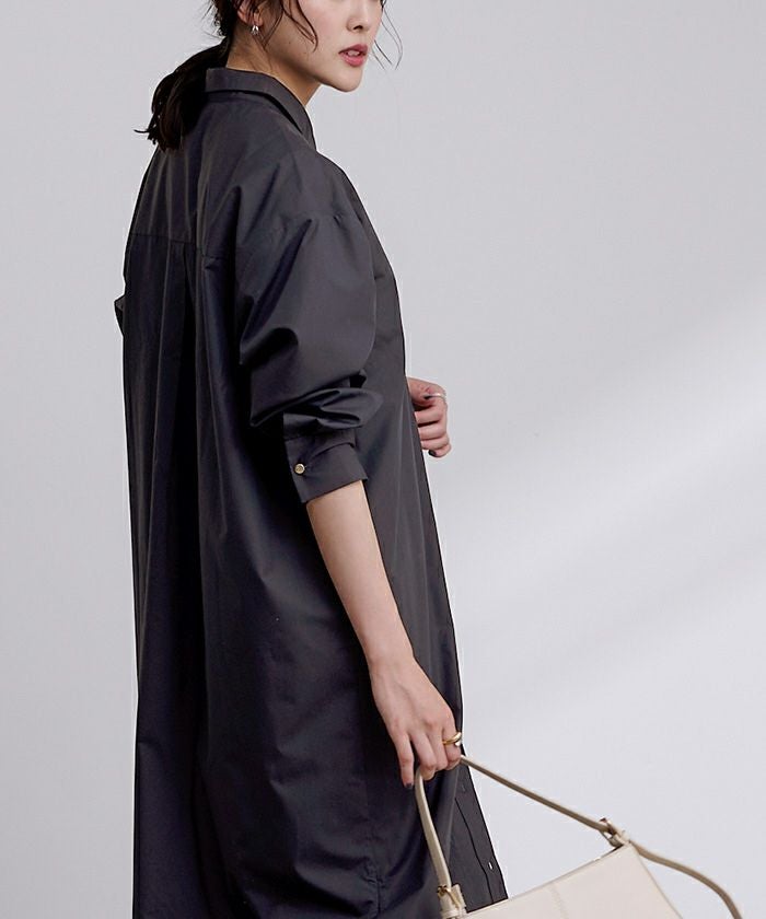 Sam✨ソブ　シャツワンピース　ロング　ベルト　総柄　オープンカラー 000000036674-01.jpg?size=l&w=