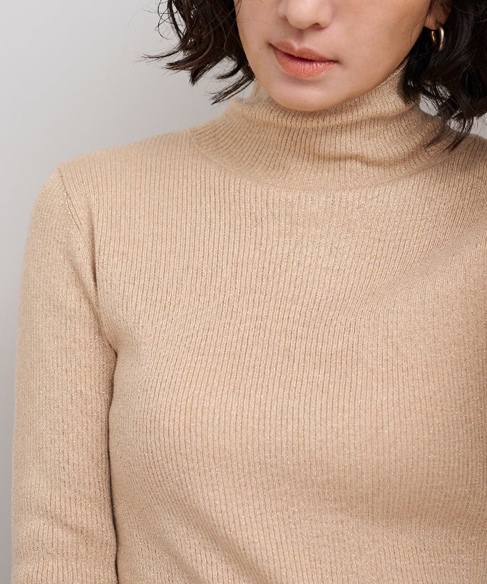 2817y 美品　オープロジェクト　厚手ハイネックリブニット　ウール　M ウールブレンドハイネックリブニット【メール便可／100】 | ur's