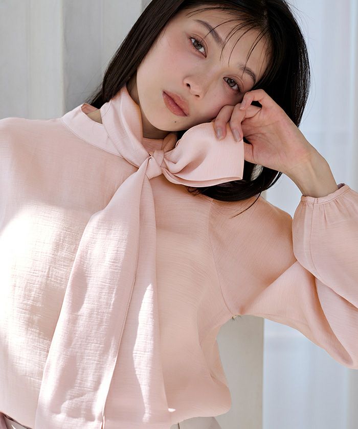 【Theory】新品タグ付き 23SS ボウタイ タイネック ブラウス Theory luxe - おまとめ theory luxe 23SS 完売 ドット柄ボウタイ