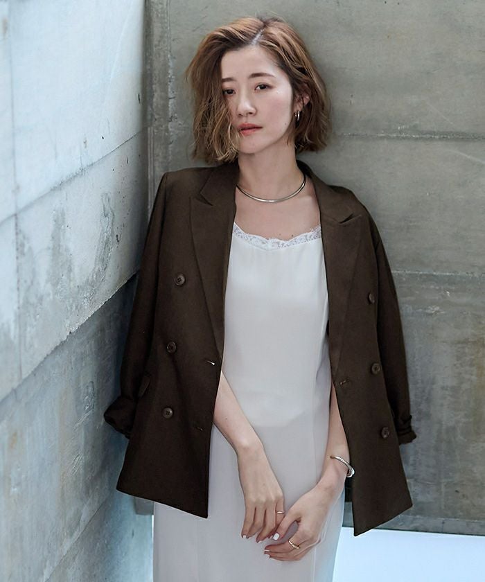 ZARA SOSHIOTSUKIフルリネンダブルブレストジャケット ブラウン ZARA SOSHIOTSUKIフルリネンダブルブレストジャケット ブラウン | ZARA