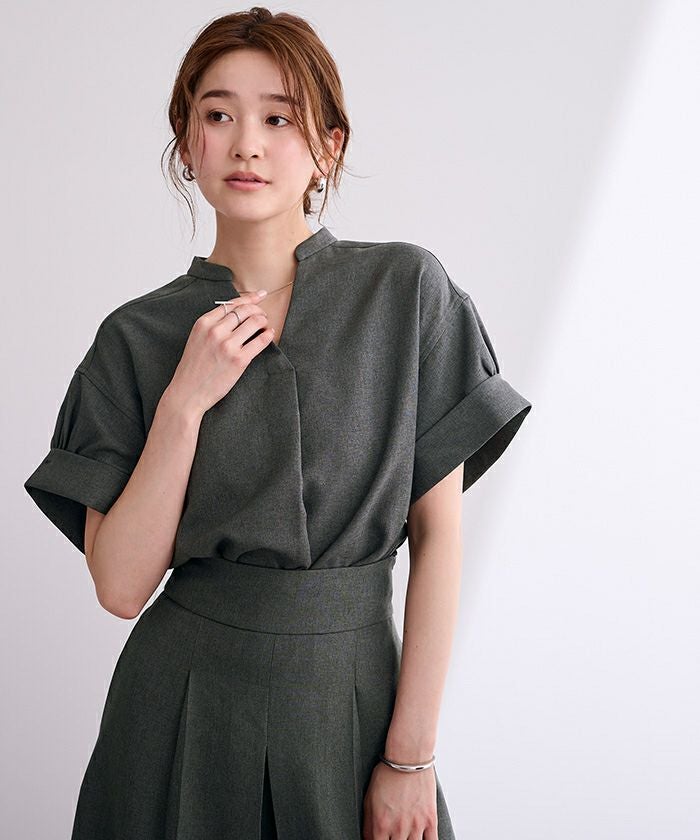 【美品】LinenYa リネンや　スキッパーシャツ The DUFFER of ST.GEORGE（ザダファーオブセントジョージ）の「LINEN