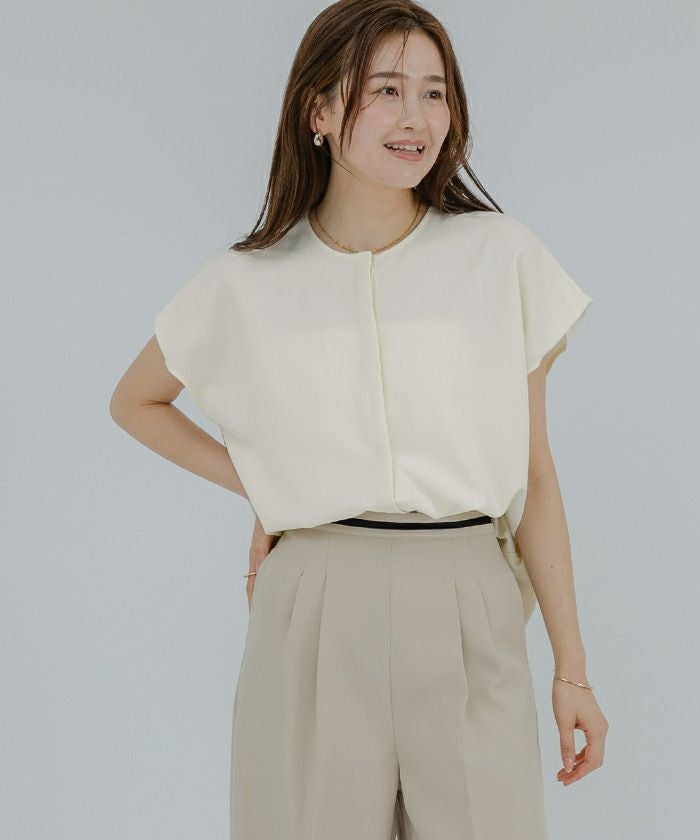 nacchan様♡専用　新品タグ付◉ リネン2WAYフレンチタックブラウス cf020-30262-03b.jpg?basethum=225