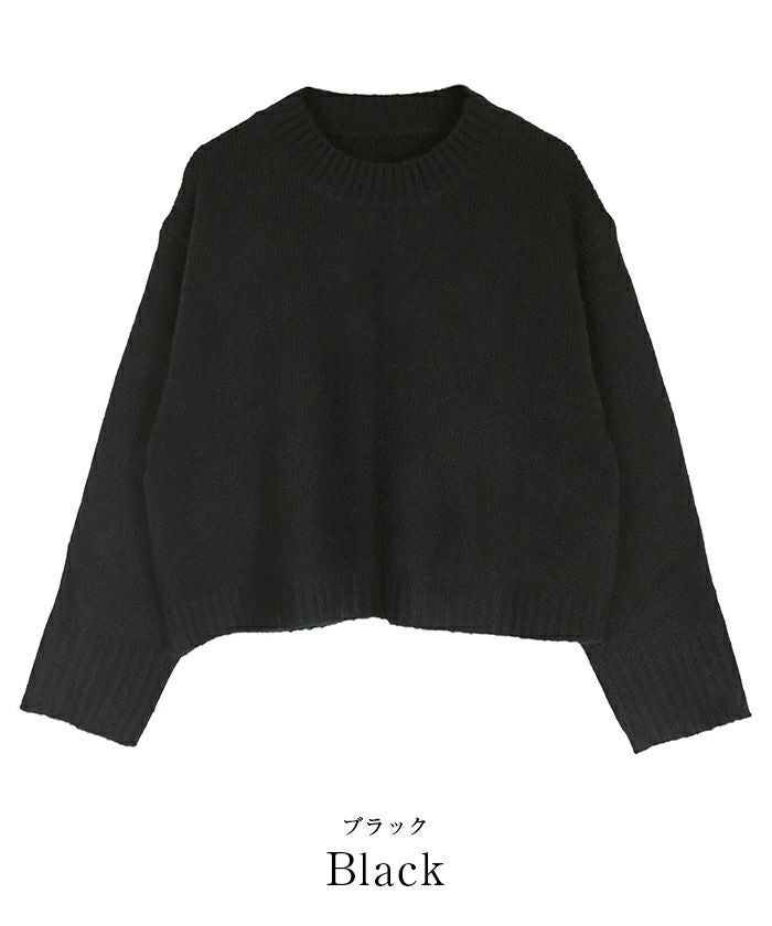 クルーネッククロップドオーバーサイズニット | ur's（ユアーズ）