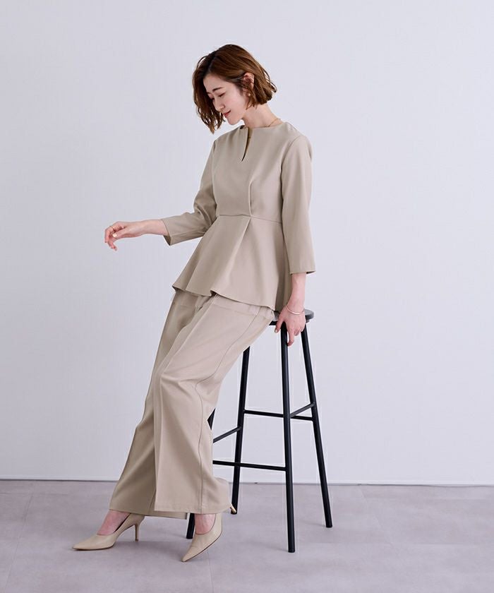 JILSANDER センタープレス ワイド トラウザー 1タックセンタープレスワイドパンツ | ur's（ユアーズ）