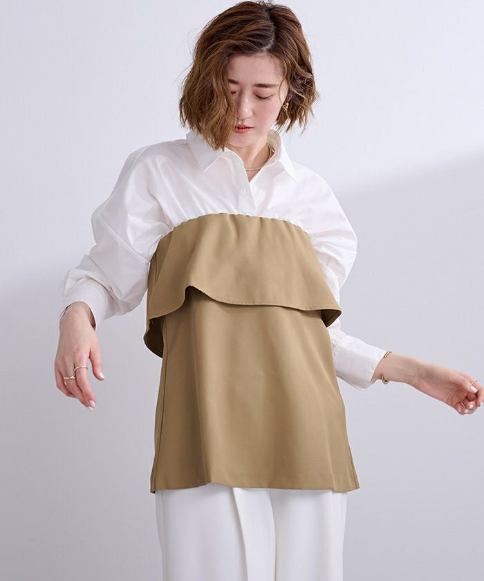 TAN UNUSED ビスチェ メッシュ ニット ビスチェ ―ウォッシャブル―