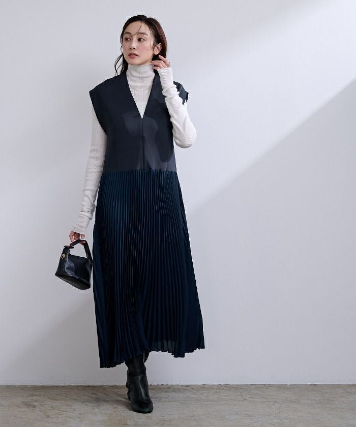 ARC'TERYX ネイビー Vネック ワンピース ARC'TERYX(アークテリクス) Donavan V-Neck Sweater(ドノバンVネック