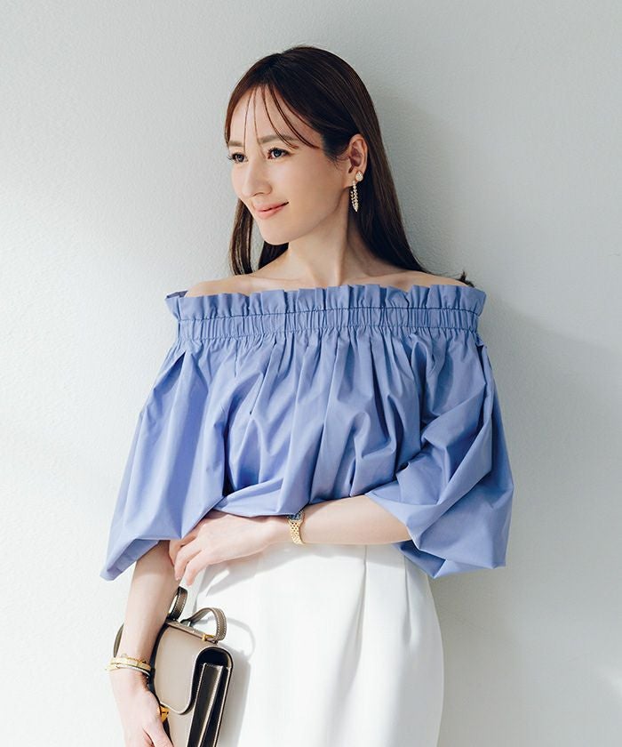 Andequal ボリュームオフショルダーブラウス mideal（マイディール）の「volume off shoulder blouse / ボリューム