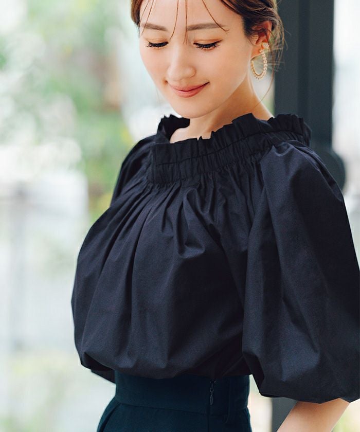 Andequal ボリュームオフショルダーブラウス mideal（マイディール）の「volume off shoulder blouse / ボリューム