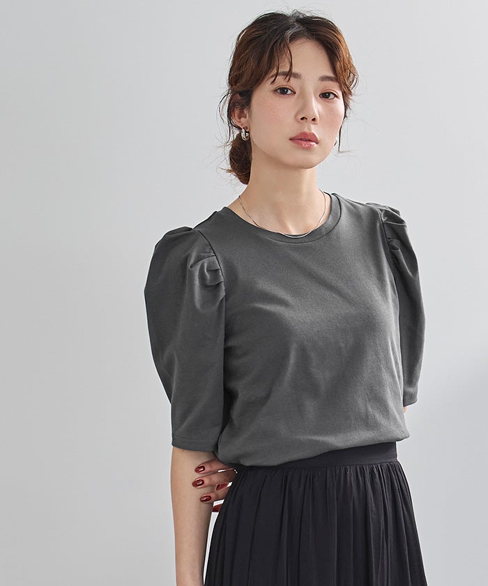 汗染み防止パフスリーブTシャツ【メール便可／90】 | ur's（ユアーズ）