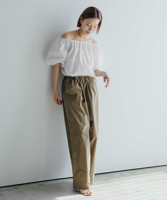 euw balloon camisole overalls（ash brown） Downtown Girl Balloon