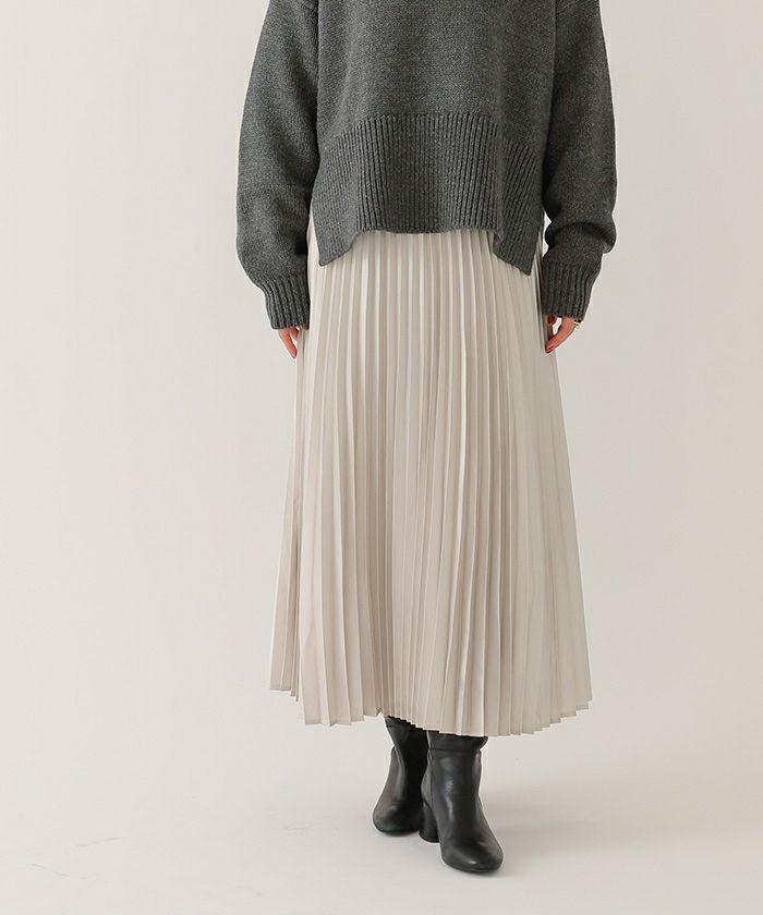 【タグ付き美品】ブルーレーベル エアリーサテンプリーツスカート♡S 可愛いモテ BLUE LABEL CRESTBRIDGE（ブルーレーベルクレストブリッジ）の