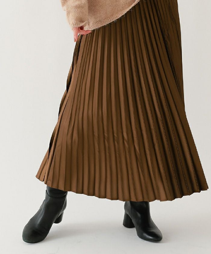 【タグ付き美品】ブルーレーベル エアリーサテンプリーツスカート♡S 可愛いモテ BLUE LABEL CRESTBRIDGE（ブルーレーベルクレストブリッジ）の