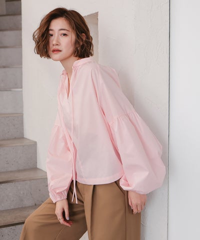 セオリー PRIME GGT EASY POPOVER スキッパー ブラウス 【公式通販 