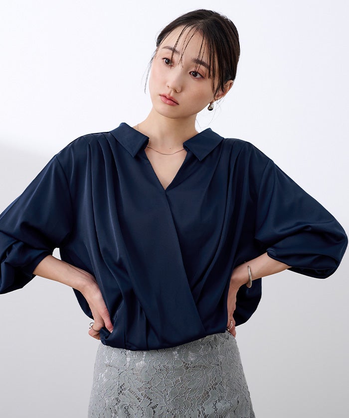 カシュクールブラウス カシュクールブラウス ｜宝島染工 公式通販・オンラインショップ