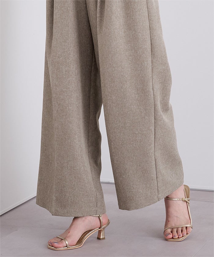 シャーベットリネンライクワイドパンツ | ur's（ユアーズ）